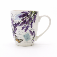 Cuire Ceramic Floral Coffee Mug | Mug for Him & Her | Perfect for Gifting | 350ml (Set of 1)