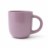 Cuire Solid Lavender Colour Ceramic Coffee Mug | Mug for Him & Her | Perfect for Gifting | 250ml (Set of 1)