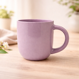 Cuire Solid Lavender Colour Ceramic Coffee Mug | Mug for Him & Her | Perfect for Gifting | 250ml (Set of 1)
