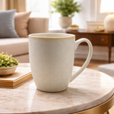 Cuire Lattice Ceramic Coffee Mug | Mug for Him & Her | Perfect for Gifting | 370ml (Set of 1)