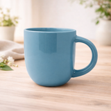 Cuire Solid Blue Colour Ceramic Coffee Mug | Mug for Him & Her | Perfect for Gifting | 250ml (Set of 1)
