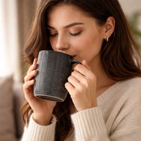 Cuire Ceramic Coffee Mug | Mug for Him & Her | Perfect for Gifting | 550ml (Set of 1)